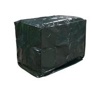 Toolland Copertura per barbecue, rettangolare, in polietilene verde scuro