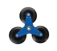 Toolland Gruppo tripla ruota per carrello saliscale, acciaio, blu