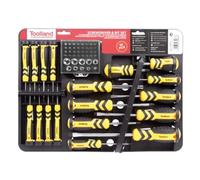 Toolland HSET15N - Set di punte e viti, 60 pezzi