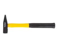 Toolland Martello da ingegnere, testa in acciaio da 500 g, manico in fibra di vetro per resistenza e durata, giallo/nero