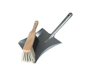 Toolland Paletta e spazzola, spazzola morbida, barattolo di metallo, occhiello di sospensione