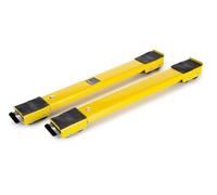 Toolland Ruote telescopiche per mobili, 2 pezzi, allungabili da 44,5 cm a 70 cm, portata 250 kg