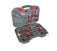 Toolland Set attrezzi in cromo vanadio, 78 pezzi, adatti per appassionati e professionisti del fai da te, comprensivo di strumenti di precisione e robusta valigetta portaoggetti