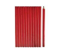 Toolland Set di 12 matite professionali da carpentiere, per marcature di precisione e potere di marcatura affidabile, 175 mm
