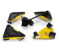 VEL QT107 - Rullo di trasporto, max. 100 kg, 4 pezzi