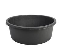 Toolland Vaschetta per malta, rotonda, plastica, nera, 45 litri