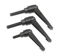 TOOLNOX Maniglia di bloccaggio regolabile 1 pz Viti Leva di Bloccaggio Macchinari a forma di L Maniglia Regolabile Bloccaggio Filettatura Maschio Esterna Manopola Bullone Vite(M10x50)