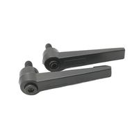 TOOLNOX Maniglia di bloccaggio regolabile 1PC M5 M6 M8 M10 Maniglia di Bloccaggio Bullone Leva Macchine a forma di L Chiusura Regolabile Filettatura Maschio Esterna Manopola Vite(M8X32)