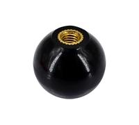 TOOLNOX Manopole a sfera filettate Manopola con dadi di serraggio a testa sferica filettata M4 M5 M6 M8 M10 M12 Dado leva di ricambio for macchina utensile(Black (1pcs),M8x30mm)