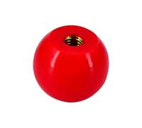 TOOLNOX Manopole a sfera filettate Manopola con dadi di serraggio a testa sferica filettata M4 M5 M6 M8 M10 M12 Dado leva di ricambio for macchina utensile(Red (1pcs),M8x30mm)