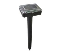 tooloflife Dissuasore a ultrasuoni per talpe, ad energia solare, dispositivo di controllo degli animali da giardino, prato, cortile, talpa, roditore, topo, confezione da 1