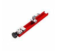 tooloflife Guida di base per macchina da taglio regolabile, guida circolare in alluminio da 240 mm, recinzione a due vie con bloccaggio a strappo per progetti precisi di lavorazione del legno