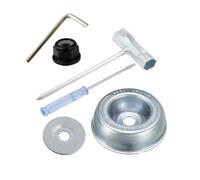 tooloflife Messer Befestigungsset für Stihl FS55 FS56 FS120 FS250, Getriebe Anbausatz mit Druckscheibe, Laufteller & Mutter - Zubehör für Freischneider & Motorsense