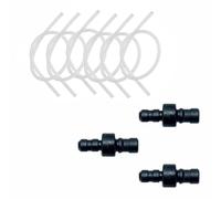 tooloflife Set di tubi per latte, 6 tubi di ricambio per latte e 3 connettori, tubi in silicone compatibili con macchine da caffè Jura Impressa serie ENA