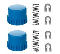 tooloflife Testina di ricambio per decespugliatore compatibile con Husqvarna T35 Series Blade Head include 2 manopole a urto 2 molle e 4 manicotti con occhielli per la manutenzione