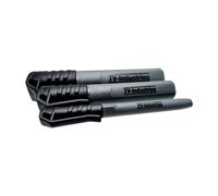 ToolPack Set pennarelli permanenti heavy duty neri, 3 pezzi