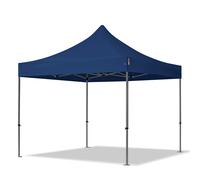 TOOLPORT 3x3m gazebo pieghevole, PREMIUM acciaio, blu - (600006)