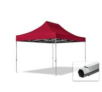TOOLPORT 3x4,5m Gazebo Pieghevole PES 800, Professional 40mm Alluminio, Bianco
