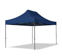 TOOLPORT 3x4,5m gazebo pieghevole, PREMIUM acciaio, blu - (600044)