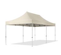 TOOLPORT 3x6m gazebo pieghevole PES, PROFESSIONAL alluminio, crema - (600218)