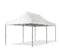 TOOLPORT 3x6m gazebo pieghevole, PREMIUM acciaio, bianco - (600082)