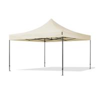 TOOLPORT 4x4 m gazebo pieghevole, PREMIUM acciaio, crema - (600093)
