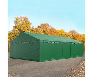 TOOLPORT 5x10 m tenda capannone, PVC 700, verde scuro - (6172)