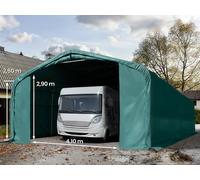 TOOLPORT 6x12m tenda garage 2,6m, PRIMEtex 2300, verde scuro, con statica (sottofondo in cemento) - (99434)