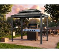 TOOLPORT BBQ Gazebo per barbecue 2,75x1,8m, Hardtop - (300218)