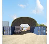 TOOLPORT Contop Copertura container 8x12m, PRIMEtex 2300 verde scuro - (49667)