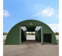 TOOLPORT Highlander Tunnel agricolo 9,15m x 12m x 4,5m - PRIMEtex 2300, con lucernari, verde scuro - (49661)
