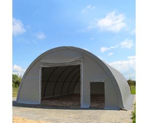 TOOLPORT Highlander Tunnel agricolo 9,15m x 20m x 4,5m - arcate 1m - PRIMEtex 2300 grigio - (379014)
