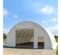 TOOLPORT Highlander Tunnel agricolo 9,15m x 20m x 4,5m - PE 1400 bianco - (49666)