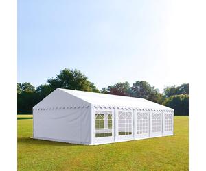 TOOLPORT PRO 5x10m tendone per feste, PVC 700, bianco - (4786)