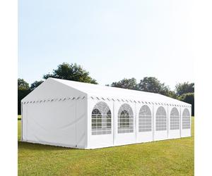 TOOLPORT PRO 5x12m tendone per feste, gazebo PVC bianco - (5360)