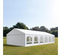 TOOLPORT PRO 5x12m tendone per feste, PVC 750, telaio perimetrale, bianco - (7161)