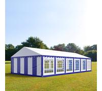 TOOLPORT PRO 6x12m tendone per feste, PVC 700, bianco-blu - (6057)