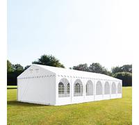 TOOLPORT PRO 6x14m tendone per feste, PVC 750, telaio perimetrale, bianco - (2633)