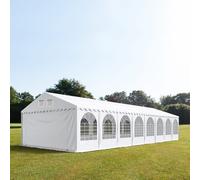 TOOLPORT PRO XXL 5x18m tendone per feste, PVC 800, telaio perimetrale, bianco - (37730)