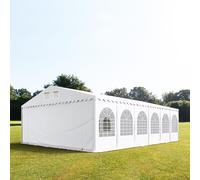 TOOLPORT PRO XXL 8x12m tendone per feste, PVC 800, telaio perimetrale, bianco - (5204)