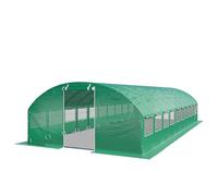 TOOLPORT Serra tunnel 4x10m, telo in PE, verde - (8939)