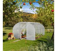 TOOLPORT Serra tunnel 3x4m, telo in PE, bianco - (8996)