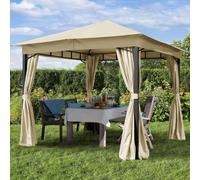 TOOLPORT Sunset Gazebo da giardino Sunset Classic crema, 3x3m - (300180)
