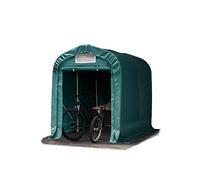 TOOLPORT Tenda Garage 1,6 x 2,4m Tenda Capannone in PVC 800 N e Stabile Costruzione in Acciaio Verde