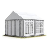 TOOLPORT PRO 3x4m tendone per feste, PVC 700, bianco-grigio - (6155)
