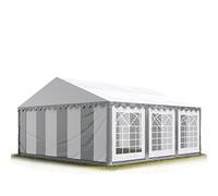 TOOLPORT PRO 4x6m tendone per feste, PVC 700, bianco-grigio - (6096)
