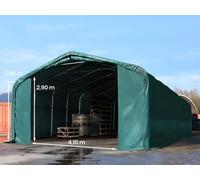 TOOLPORT Wikinger 6x12m tendostruttura altezza 2,6m, PRIMEtex 2300, verde scuro, con statica (sottofondo in terra) - (49424)