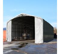 TOOLPORT Wikinger 6x12m tendostruttura altezza 4m, PRIMEtex 2300, grigio, con statica (sottofondo in terra) - (49455)