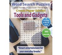 Tools and Gadgets - Word Search Puzzles - Cream Paper: Screen-Free! Challenging Activity Book for All Ages