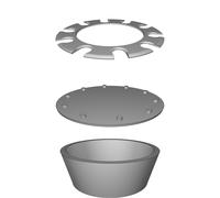 Tools Holder Stand for Cricut Accessories - Easy Assembly Crafting Organizer